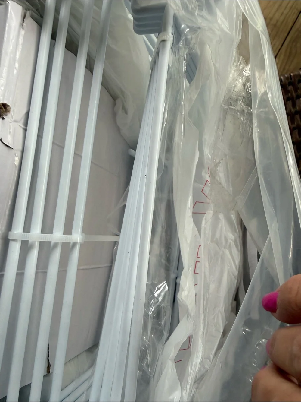 Evelots White Wire Shelf Dividers - 8 Pack